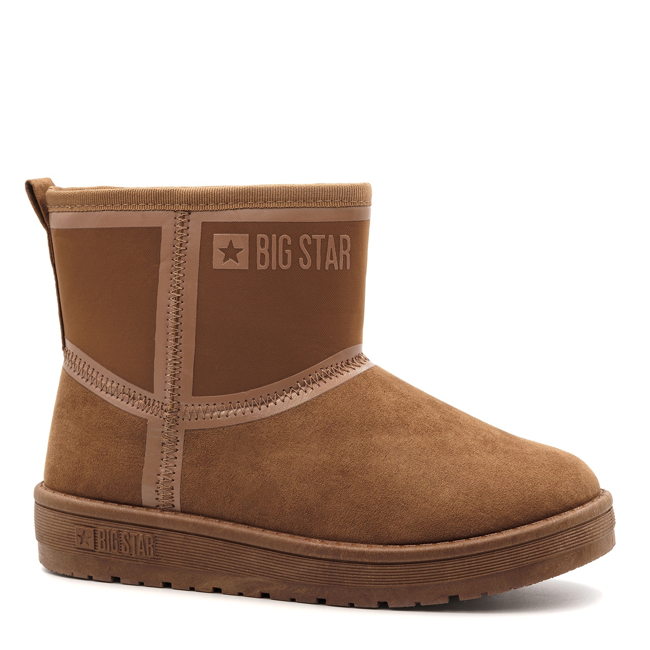 Brązowe ocieplone botki BIG STAR BSKK274612 - Neścior