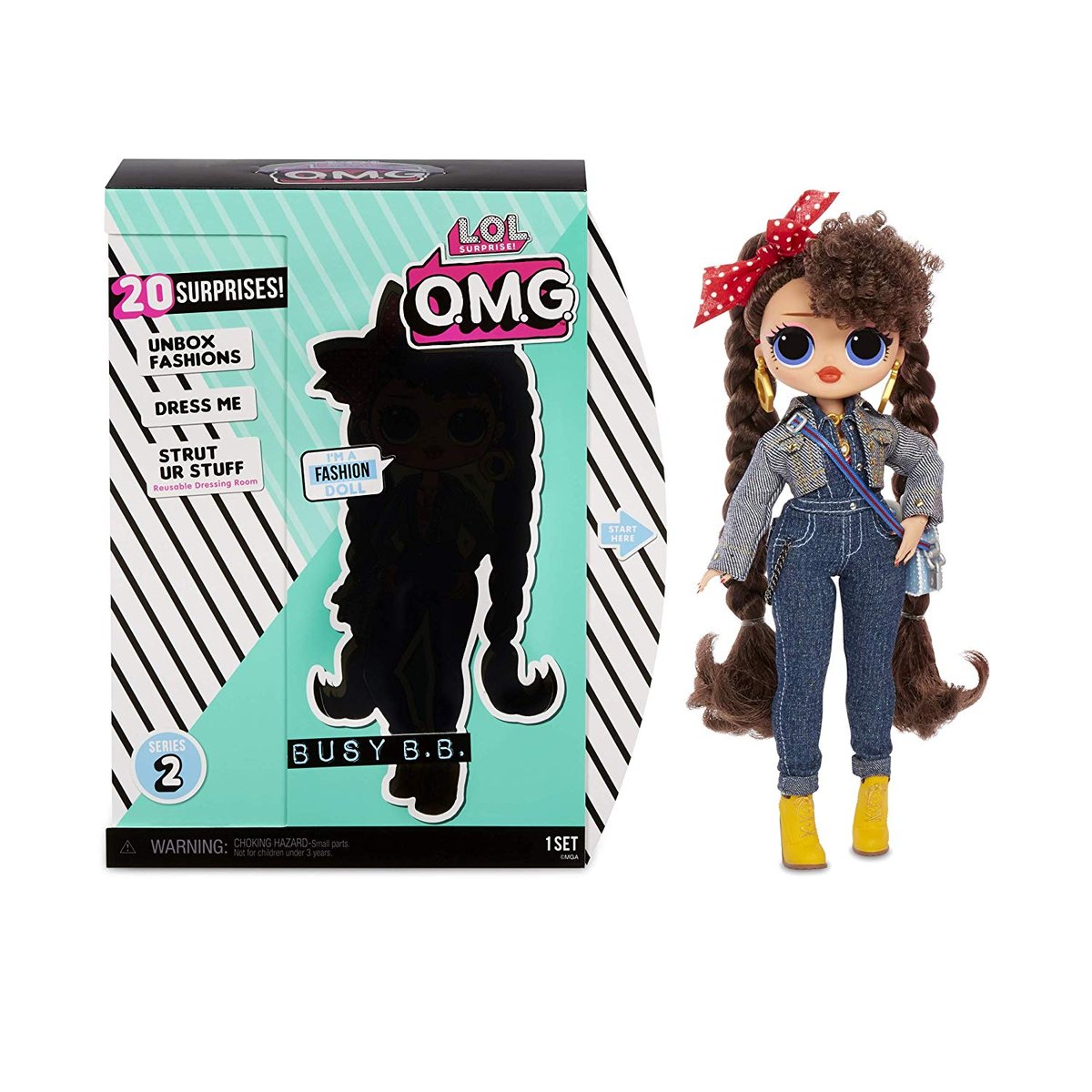 MGA Entertainment MGAE LOL OMG Fashion lalka Busy B.B 565116 MGAE 565116