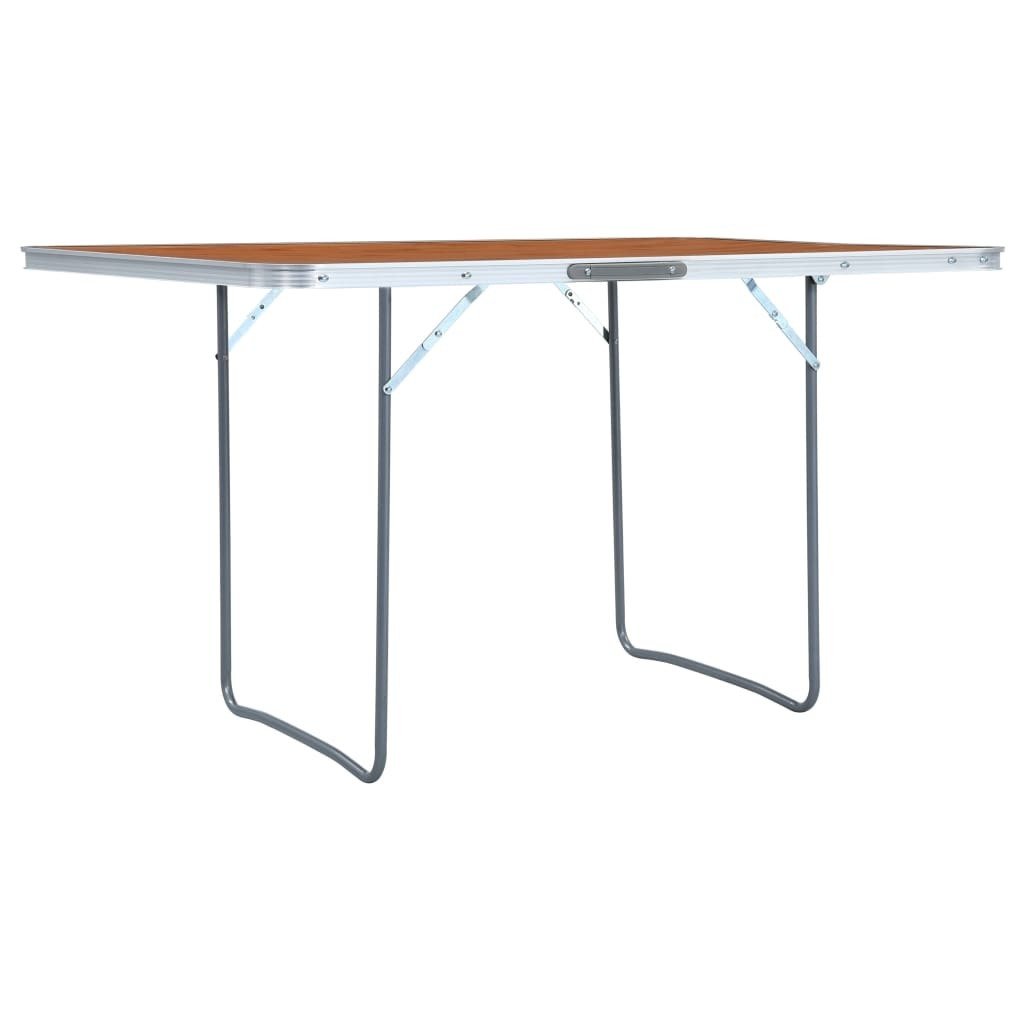 shumee Składany stolik turystyczny aluminiowy 180 x 60 cm