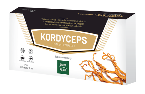 GINSENG Ginseng Poland Kordyceps Ekstrakt Komplex 10x10