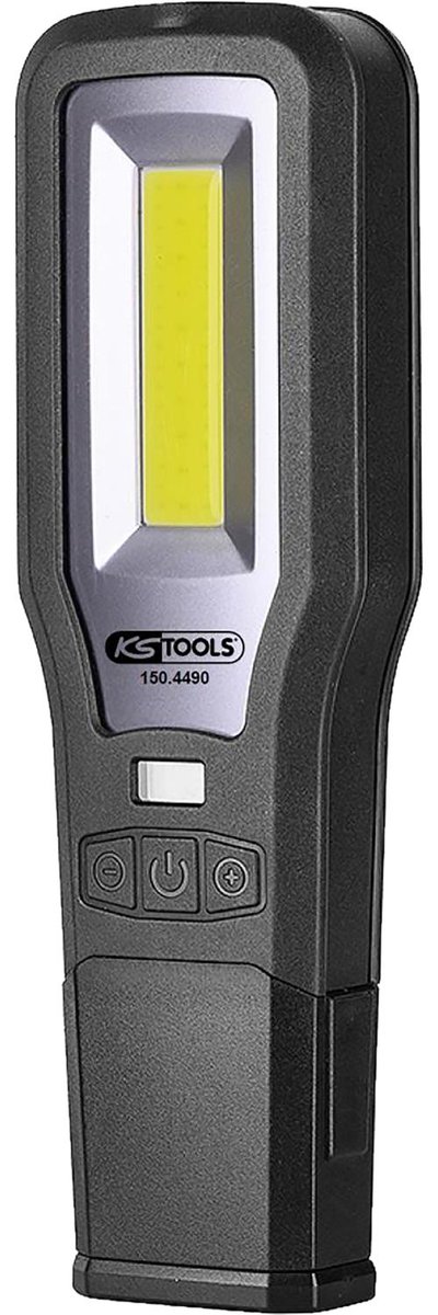 top KS TOOLS Przeno?na warsztatowa lampa r?czna, gi?tka, 550 lumenów