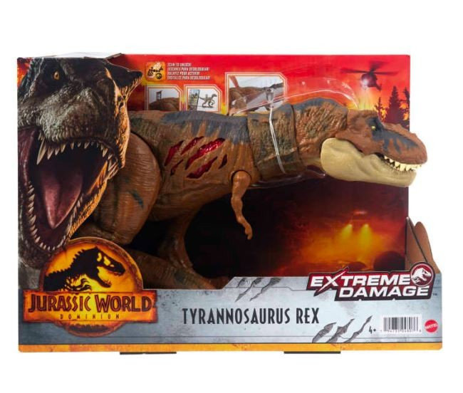 Figurka Jurassic World Extreme Damage, Tyranozaur Rex