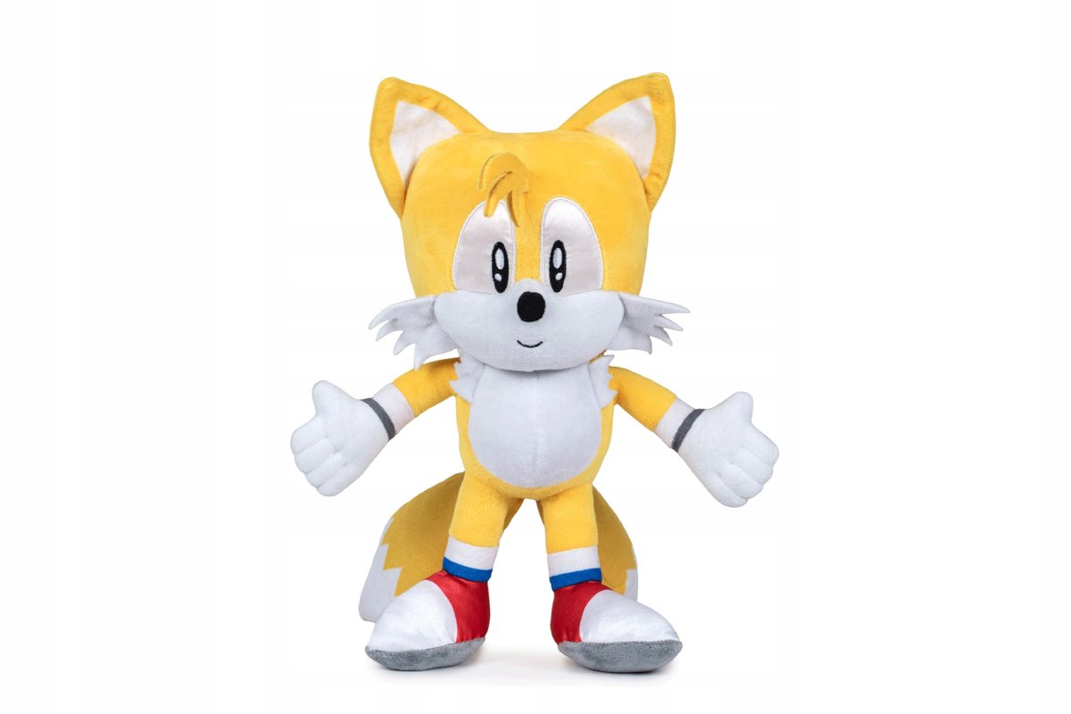Sonic The Hedgehog lisek TAILS żółty pluszak 30cm