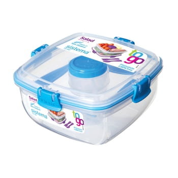 Sistema Pojemnik Na Lunch Plastikowy Sistema Lunch Box To Go Salad Mix Kolorów 1,1 L