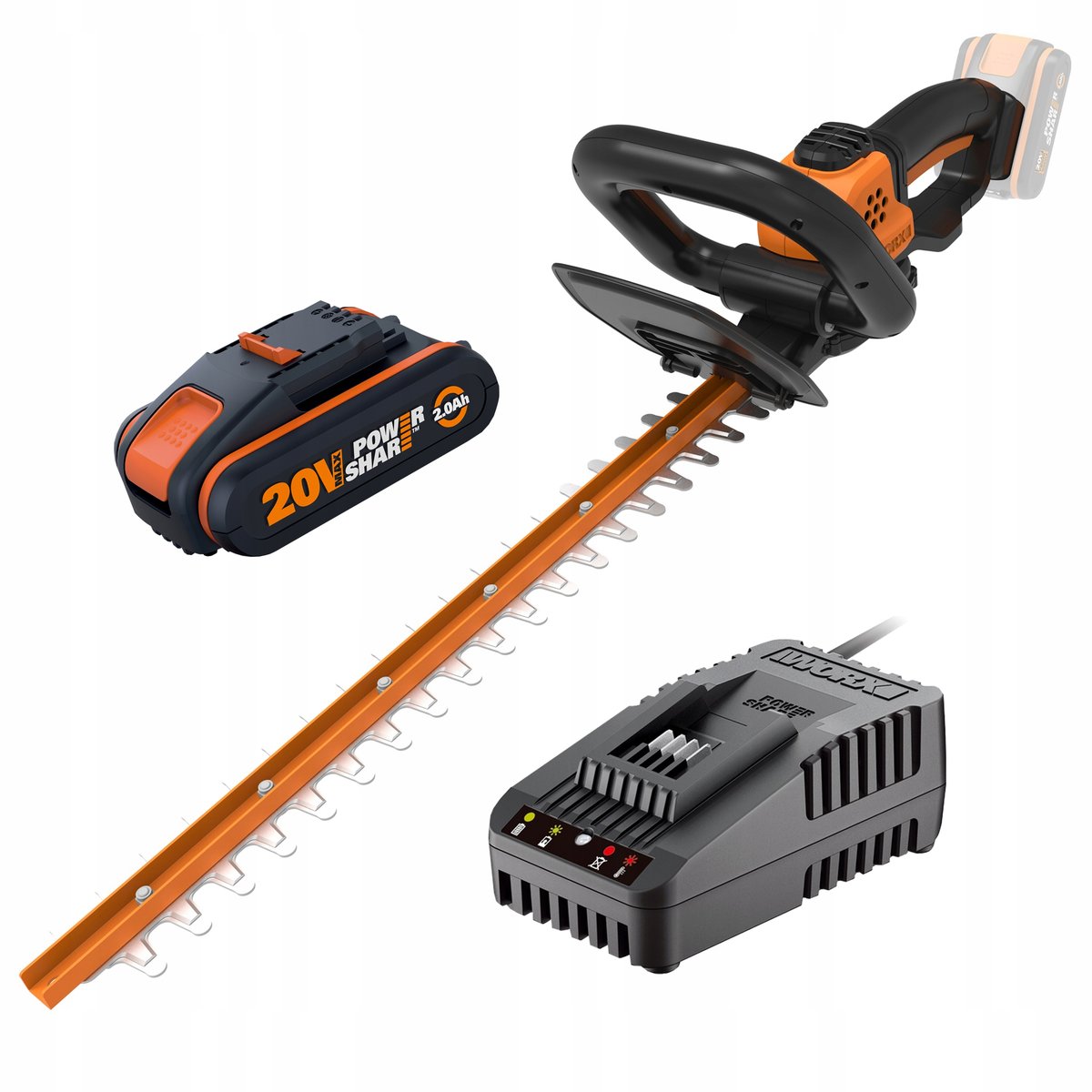 Nożyce Worx WG261E.9 20V + Akumulator Ładowarka