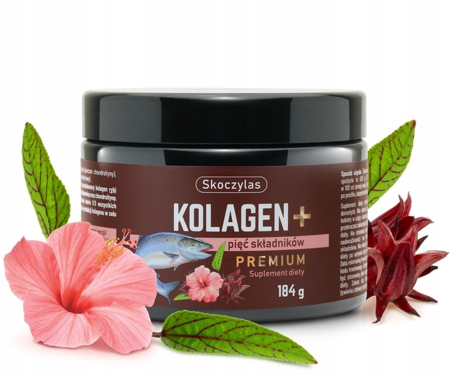 Skoczylas Kolagen z łososia + 5 składników 184 g (5903631208614)