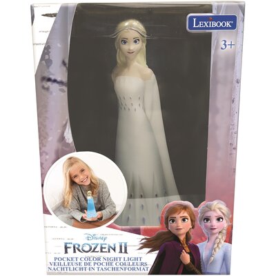 Lampka Nocna Led 3D Elsa Kraina Lodu Zmienia Kolor