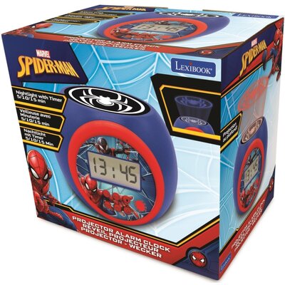 Lexibook, Budzik Cyfrowy Spider-Man Z Projektorem I Timerem Rl977Sp
