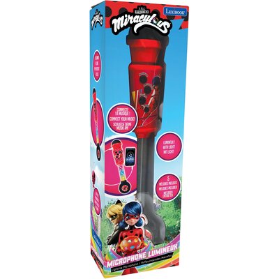 Lexibook, Mikrofon Miraculous Z Efektami Świetlnymi I Dźwiękowymi I Złączem Aux-In Mic90Mi