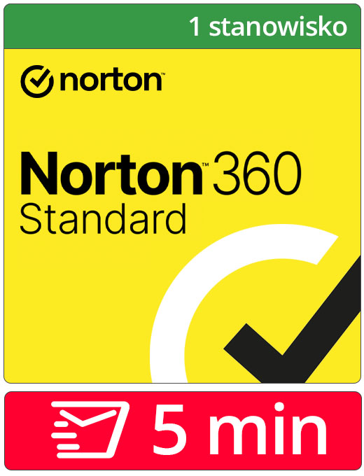 Norton 360 Standard 2026 (1 stanowisko, odnowienie na 36 miesięcy)