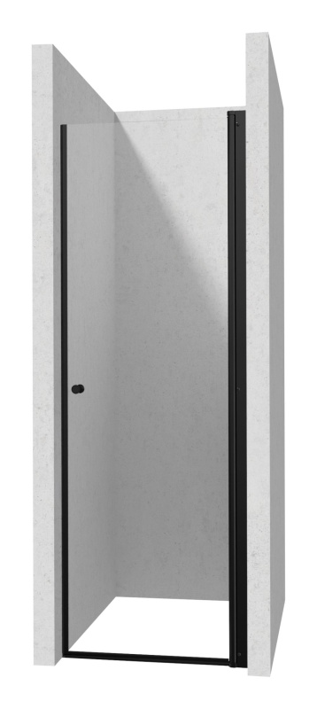 Deante Kerria Plus Drzwi prysznicowe wahadłowe 200x70 cm nero KTSWN47P