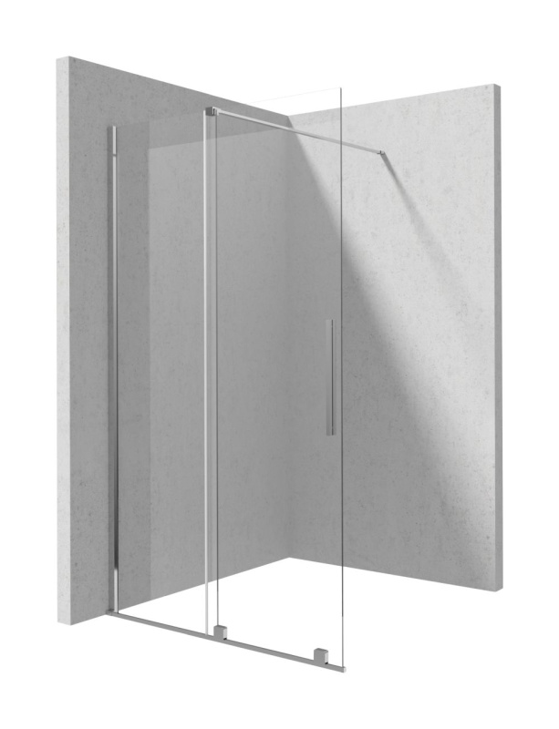 Deante Jasmin Kabina walk-in przesuwna 195x100 cm chrom KTJ030R