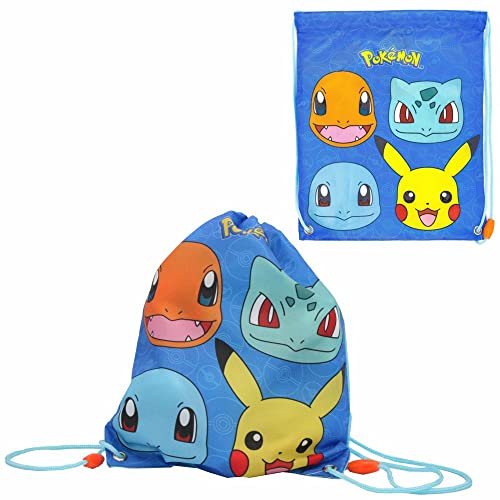 Plecak na przekąski dla chłopców i dziewcząt - torba na sznurki na przekąskę dla dzieci - torba na lunch Pokemon