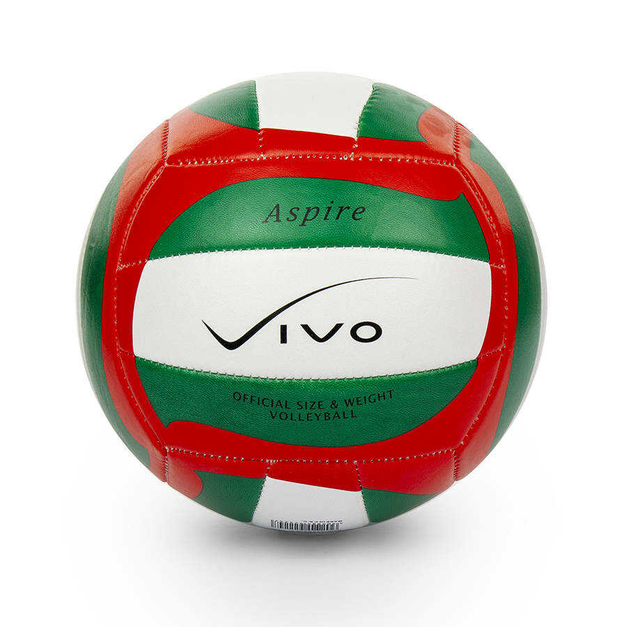 Piłka siatkowa Vivo Aspire zielono-czerwono-biała