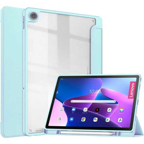 Bizon Etui Case Tab Clear Matt do Lenovo Tab M10 Plus Gen 3, błękitne