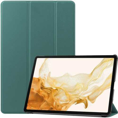 Bizon Etui Case Tab Croc do Samsung Galaxy Tab S8 Plus / S7 Plus, ciemnozielone