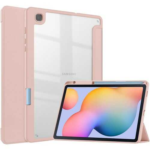 Bizon Etui Case Tab Clear Matt do Samsung Galaxy Tab S6 Lite 2022/2020, różowozłote
