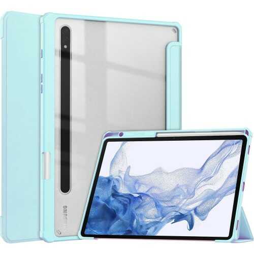 Bizon Etui Case Tab Clear Matt do Samsung Galaxy Tab S8 / S7, błękitne