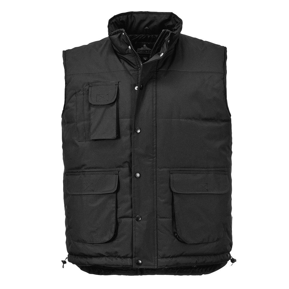 Portwest Kamizelka S415 klasyczny, 1 sztuka, czarna, czarny S415BKRXXL