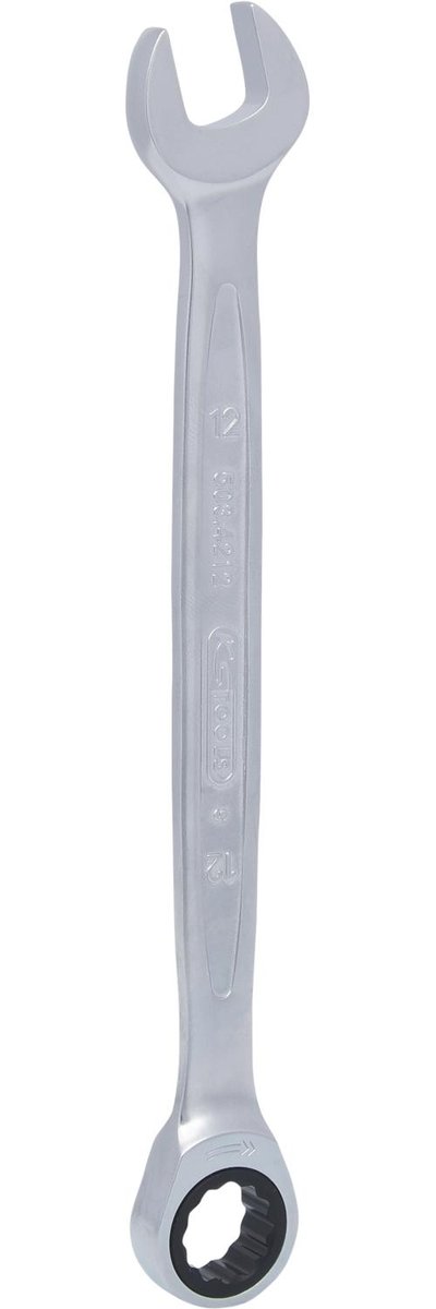 KS Tools 503.4212 Gear Plus zapadkowy klucz płasko oczkowy, 12 MM 5034212
