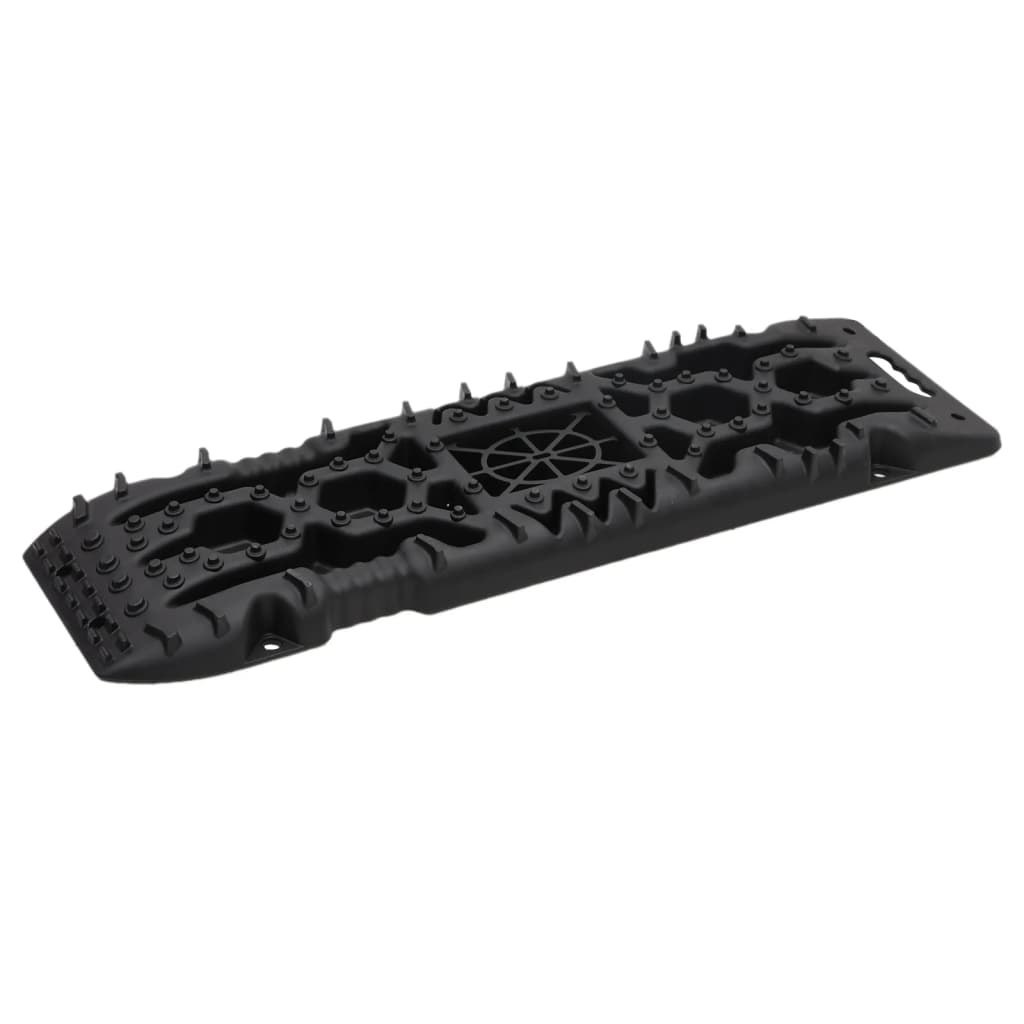 vidaXL Trapy, 2 szt., czarne, 107x31x7 cm, nylon