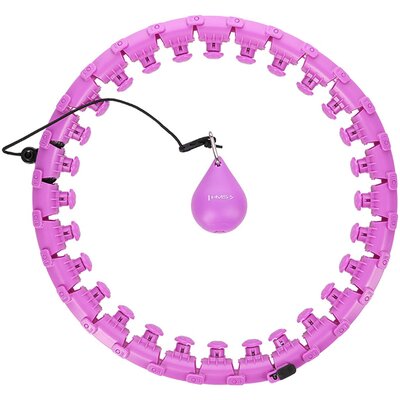 Hula hop HMS HHW12 z wypustkami i obciążnikiem rozmiar Plus Size