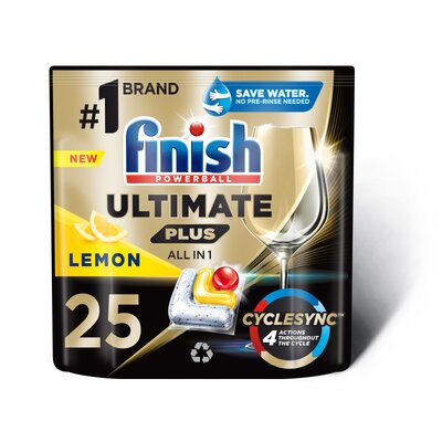 Finish N 25Szt Ultimate Plus All In1 Tabl.D/Zmyw. Lemon /3251558
