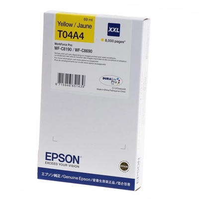 Tusz Oryginalny Epson T04A4 XXL (C13T04A440) (Żółty) | Darmowa Wysyłka w 24h