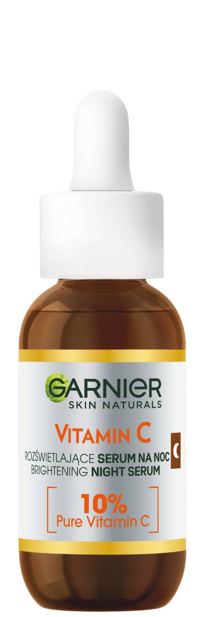 Garnier Skin Naturals Witamina C Rozświetlające serum na noc 30ml