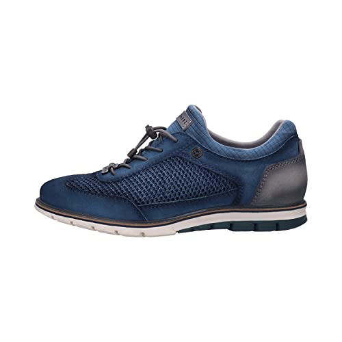 bugatti Męskie klapki Simone Comfort Slipper, niebieskie, 46 EU, niebieski, 46 EU Weit