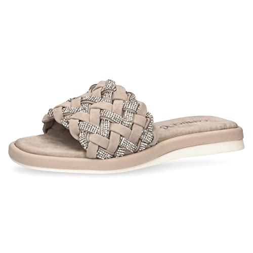 CAPRICE Klapki damskie 9-9-27105-20 płaskie, Rosewood Suede, 39 eu