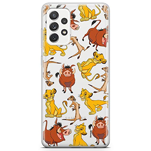 ERT GROUP etui na telefon Samsung A72 5G, case oryginalny i oficjalnie licencjonowany przez Disney, wzór Simba & Friends 010, optymalnie dopasowane, plecki z TPU częściowo przeźroczyste