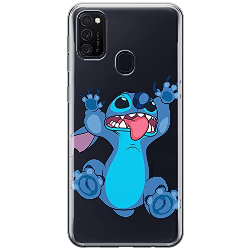 ERT GROUP etui na telefon Samsung M21 / M30S, case oryginalny i oficjalnie licencjonowany przez Disney, wzór Stitch 020, optymalnie dopasowane, plecki z TPU częściowo przeźroczyste