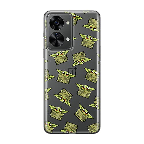 ERT GROUP etui na telefon Oneplus NORD 2T 5G, case oryginalny i oficjalnie licencjonowany przez Star Wars, wzór Baby Yoda 008, optymalnie dopasowane, plecki z TPU częściowo przeźroczyste