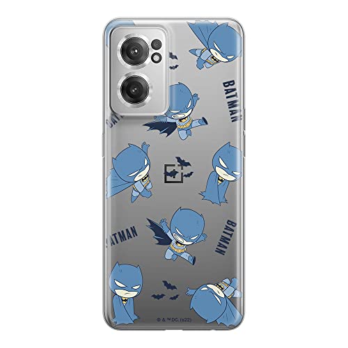 ERT GROUP etui na telefon Oneplus NORD CE 2, case oryginalny i oficjalnie licencjonowany przez DC, wzór Batman 076, optymalnie dopasowane, plecki z TPU częściowo przeźroczyste