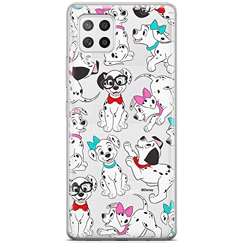 ERT GROUP etui na telefon Samsung A42 5G, case oryginalny i oficjalnie licencjonowany przez Disney, wzór Dalmatians 006, optymalnie dopasowane, plecki z TPU częściowo przeźroczyste