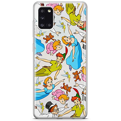 ERT GROUP etui na telefon Samsung A31, case oryginalny i oficjalnie licencjonowany przez Disney, wzór Peter Pan 002, optymalnie dopasowane, plecki z TPU częściowo przeźroczyste