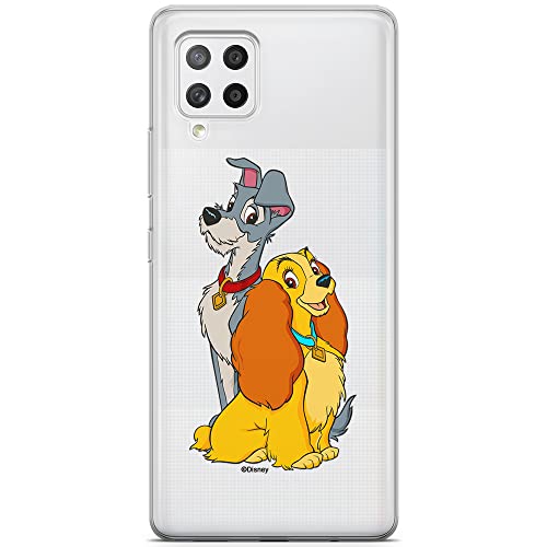 ERT GROUP etui na telefon Samsung A42 5G, case oryginalny i oficjalnie licencjonowany przez Disney, wzór Lady and the Tramp 003, optymalnie dopasowane, plecki z TPU częściowo przeźroczyste