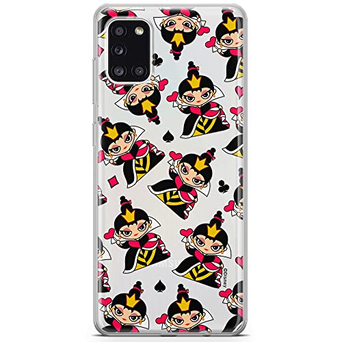 Etui dedykowane do Samsung A31 wzór:  Królowa Kier 002 oryginalne i oficjalnie licencjonowane