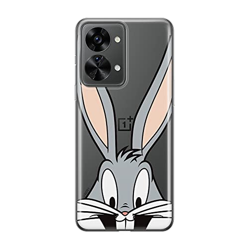 ERT GROUP etui na telefon Oneplus NORD 2T 5G, case oryginalny i oficjalnie licencjonowany przez Looney Tunes, wzór Bugs 001, optymalnie dopasowane, plecki z TPU częściowo przeźroczyste