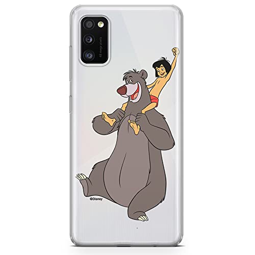 ERT GROUP etui na telefon Samsung A41, case oryginalny i oficjalnie licencjonowany przez Disney, wzór Jungle Book 002, optymalnie dopasowane, plecki z TPU częściowo przeźroczyste
