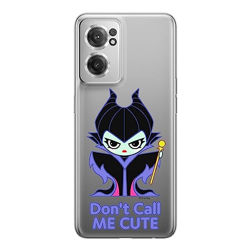 ERT GROUP etui na telefon Oneplus NORD CE 2, case oryginalny i oficjalnie licencjonowany przez Disney, wzór Maleficent 003, optymalnie dopasowane, plecki z TPU częściowo przeźroczyste