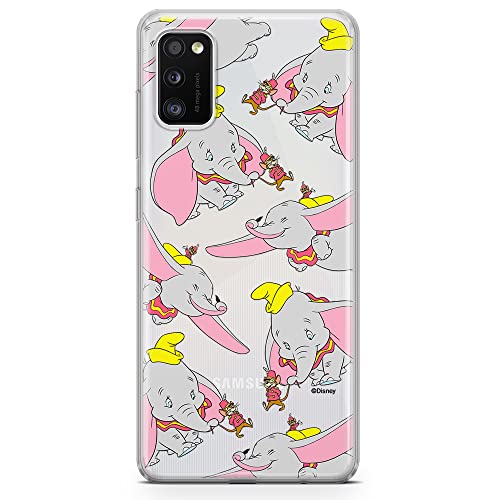 ERT GROUP etui na telefon Samsung A41, case oryginalny i oficjalnie licencjonowany przez Disney, wzór Dumbo 016, optymalnie dopasowane, plecki z TPU częściowo przeźroczyste