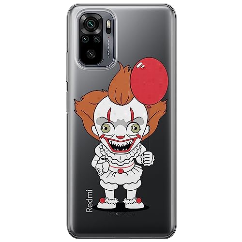ERT GROUP etui na telefon Xiaomi REDMI NOTE 10/ 10S, case oryginalny i oficjalnie licencjonowany przez Horror, wzór It 006, optymalnie dopasowane, plecki z TPU częściowo przeźroczyste