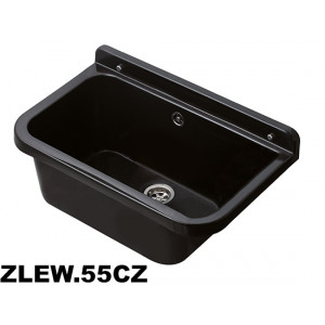 HYDROLAND ZLEW.55 CZARNY Komora gospodarcza czarny 55x34