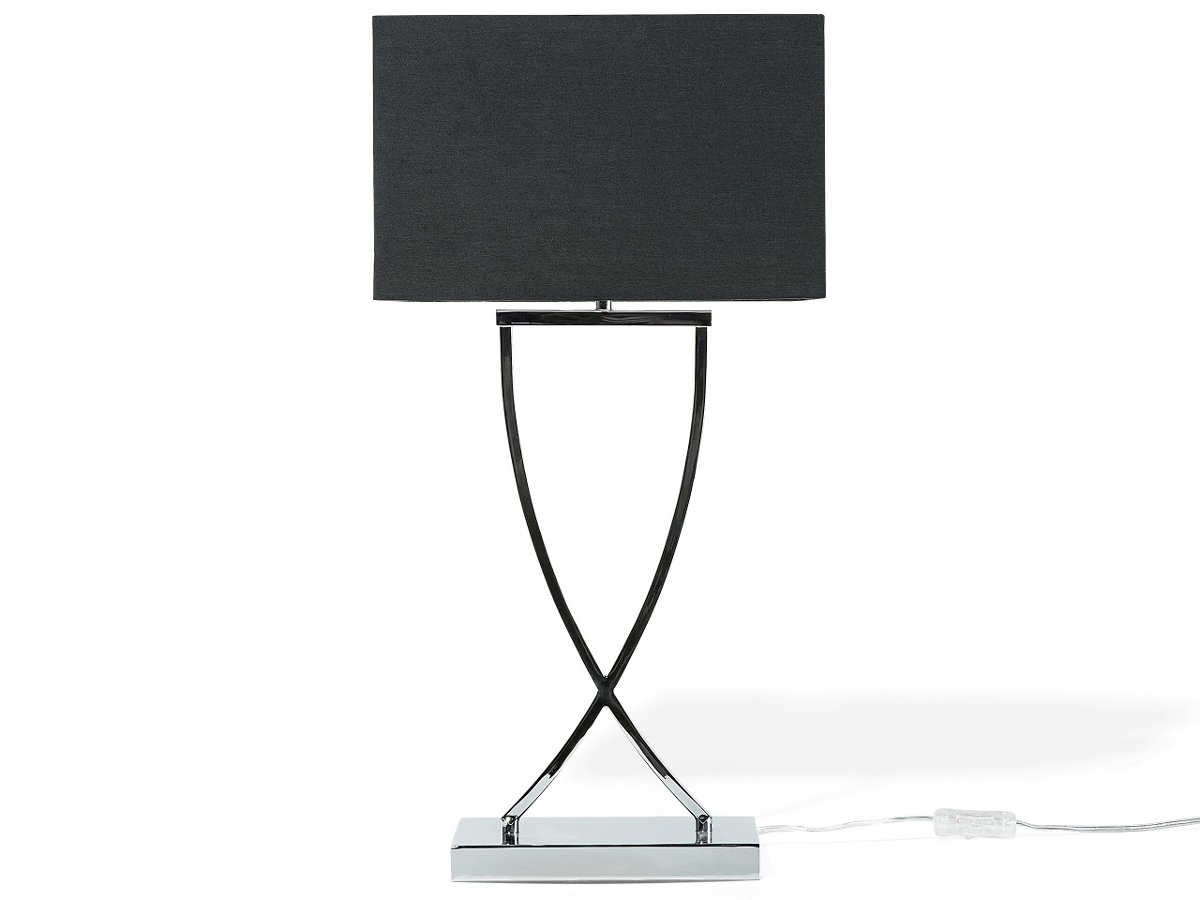 Beliani Lampa biurowa czarna - stołowa - nocna - gabinetowa - YASUNI czarny