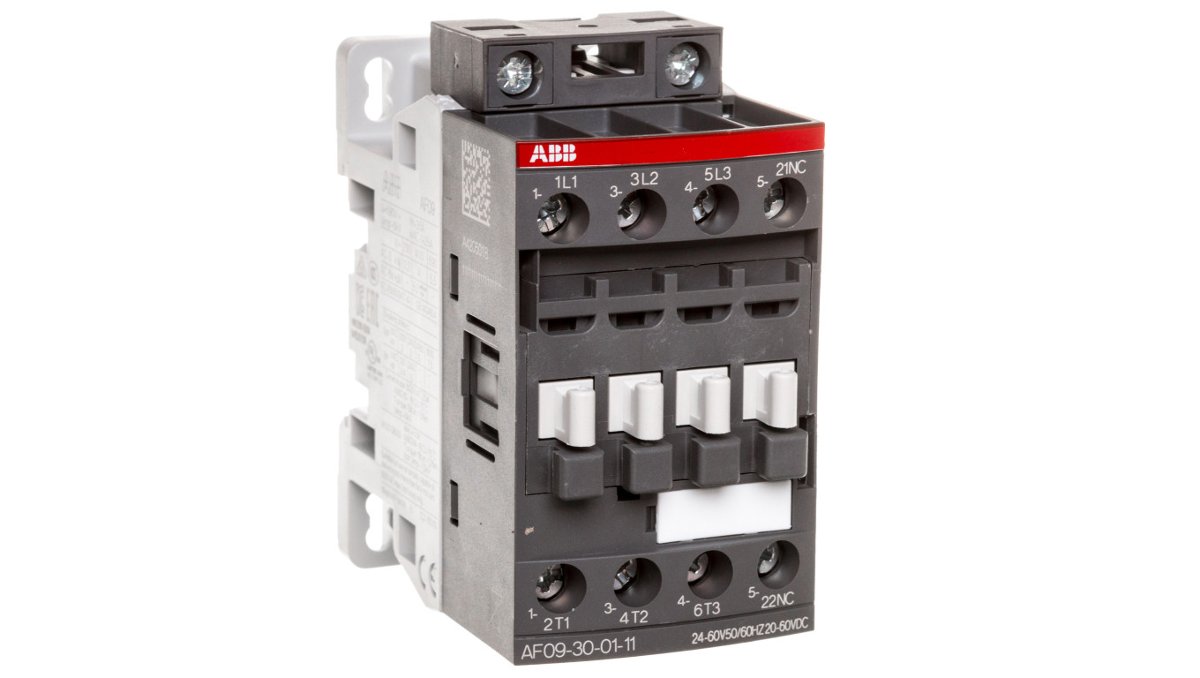 ABB Stycznik mocy 9A 3P 4kW 24-60V AC 20-60V DC 0Z 1R AF09-30-01-11 1SBL137001R1101 1SBL137001R1101