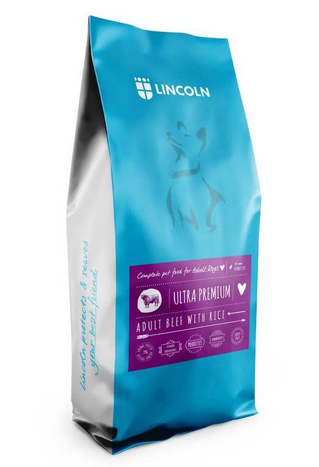 Lincoln petfood BEEF Adult Dog 12 kg