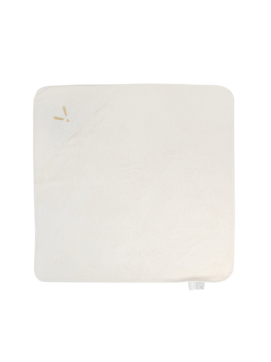 Piapimo Ręcznik z kapturkiem 90x90cm piaskowy z haftem TowelPower