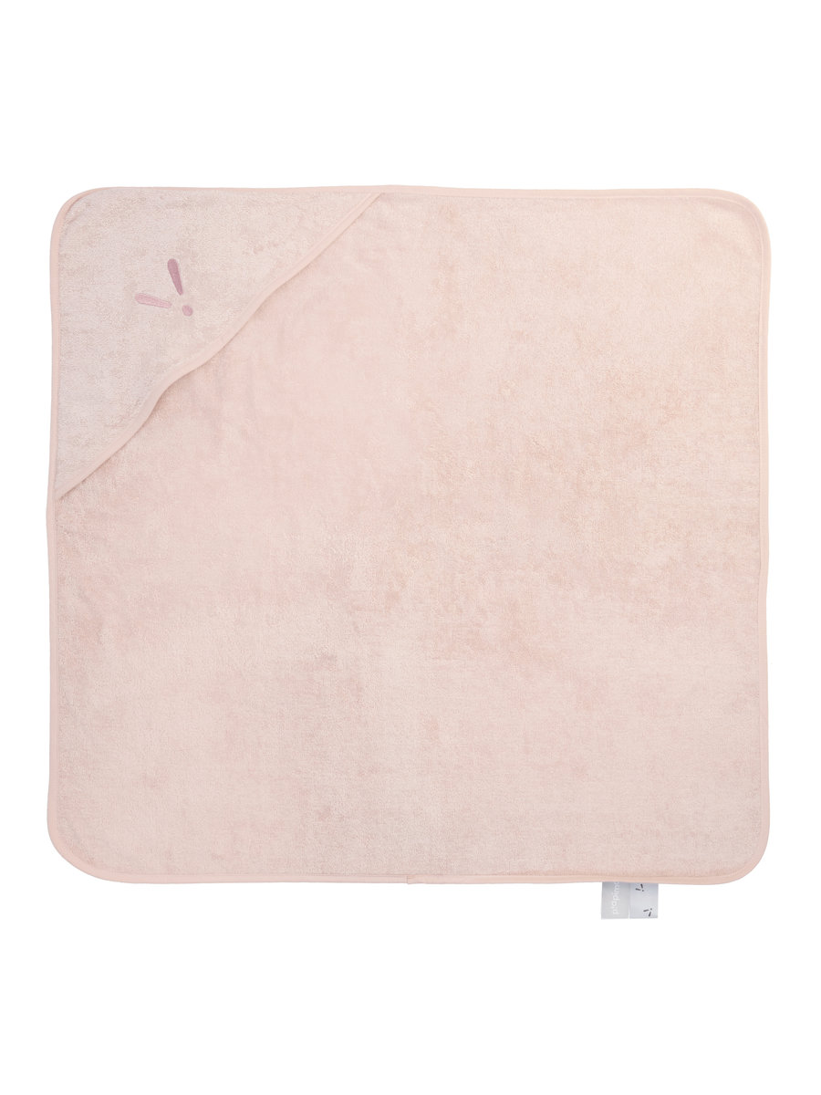 Ręcznik Z Kapturkiem 90 X 90 Cm Bambusowo-Bawełniany Różowy Z Haftem Kolekcja Towelpower